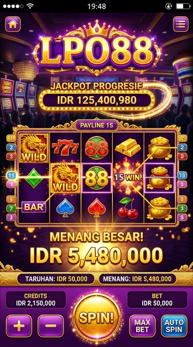 Layar unduh yang cepat dan efisien dari aplikasi di lpo88.